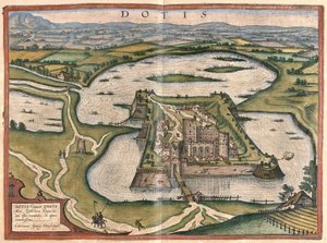 Tata, Hongrie (gravure) - Georg Braun and Hogenberg Franz