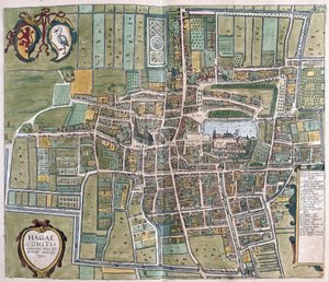 La Haye, Pays-Bas (gravure) - Georg Braun and Hogenberg Franz