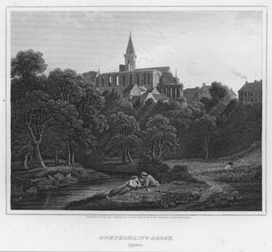 Abbaye de Dumfermling, Fifeshire (gravure) - George (after) Arnald