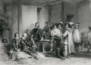 Mort du comte de Lindsey (gravure) - George (after) Cattermole