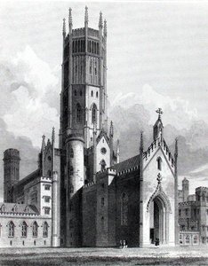 Abbaye de Fonthill depuis le nord-ouest, 