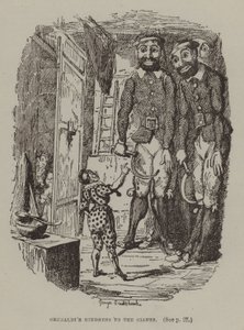 La gentillesse de Grimaldi envers les géants (gravure)
