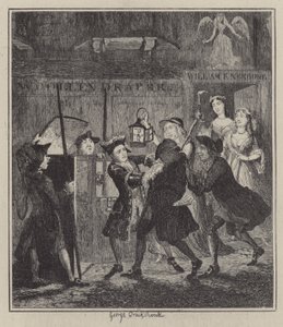 Illustration pour Jack Sheppard (gravure) - George (after) Cruikshank