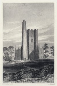 Le clocher de la tour ronde et l