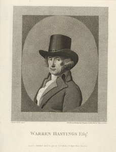 Portrait de Warren Hastings, Esq., pub. 1795 - George (after) Stubbs