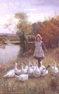 La Fille aux Oies - George A. Elcock