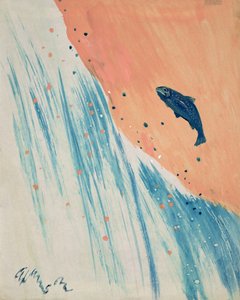 Saut du saumon - George Adamson