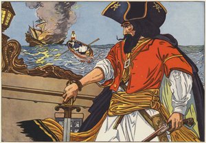 Barbe Noire, le plus célèbre des pirates de la côte atlantique - George Alfred Williams
