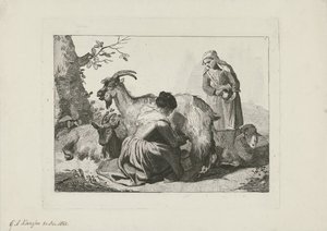 Traite des chèvres - George Andries Karsen