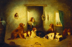 En attendant le maître, 1870 - George Armfield