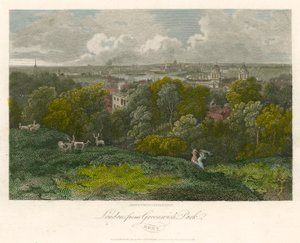 Londres depuis Greenwich Park, Kent