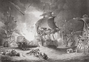 La bataille du Nil, 1er août 1798, de 