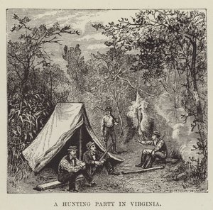 Une partie de chasse en Virginie - George Augustus Sala