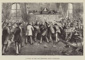 Une panique à la Bourse de San Francisco - George Augustus Sala