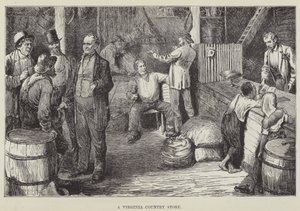 Un magasin de campagne en Virginie - George Augustus Sala