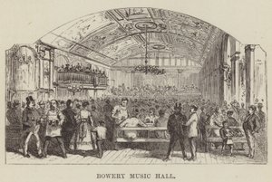 Bowery Music Hall - George Augustus Sala
