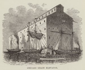 Élévateur à grains de Chicago - George Augustus Sala