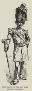 Tambour-major du septième régiment de New York - George Augustus Sala
