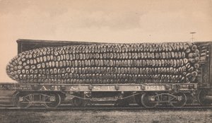 Un wagon de maïs du Texas, vers 1910 - George B. Cornish