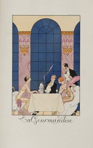 Falbalas et fanfreluches: La Gourmandise, 1924 - George Barbier