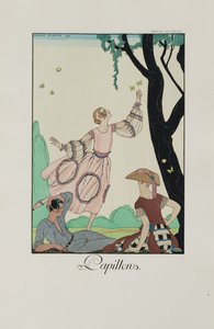 Falbalas et fanfreluches: Papillons, 1921 - George Barbier