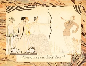 Visez au cœur, belles dames ! De Le Bonheur du Jour ou, Les Grâces à la Mode, 1924