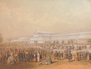 Palais de Cristal, Hyde Park - George Baxter