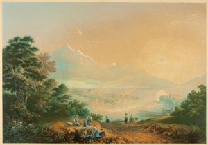 Lac de Lucerne, Suisse - George Baxter