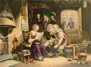 Nouvelles de la maison, 1854 - George Baxter