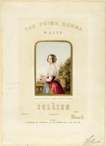 La Mariée, couverture pour la musique de la valse Prima Donna - George Baxter