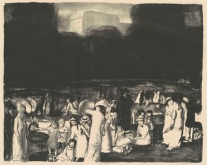 Dans le Parc, Sombre - George Bellows