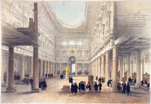 Intérieur de la Bourse royale, Londres, 1840 - George Belton Moore