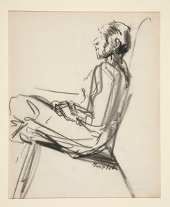 Homme assis - George Benjamin Luks