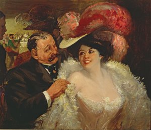 Le Café Francis - George Benjamin Luks