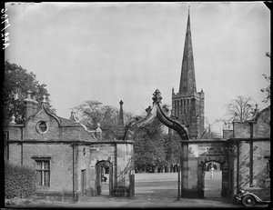 Aston Hall, Portail, Witton Lane, Aston Park, Aston, Birmingham, 1941 - George Bernard Mason