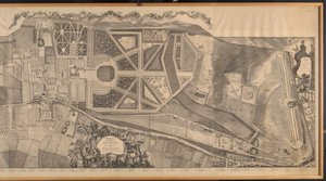 Enquête topographique de la paroisse de Kensington avec plans et élévations du palais royal et des jardins, Hyde Park et Knightsbridge - George Bickham