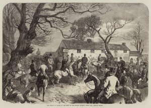 Le Prince de Galles à la Rencontre des Chiens de Chasse de Burton, Green Man, Lincoln Heath
