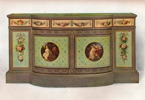 Secrétaire commode, vers 1785