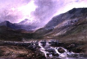 Scène montagneuse galloise - George Bryant Campion