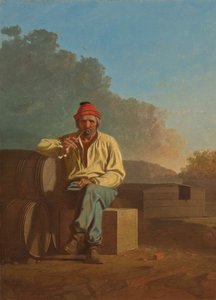 Batellier du Mississippi - George Caleb Bingham