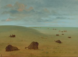Après la chasse au bison - Sioux, 1861-1869 - George Catlin