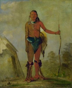 Aih-no-wa, le feu, un homme-médecine renard - George Catlin