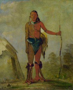 Aih-no-wa, le feu, un homme-médecine renard, 1835 - George Catlin