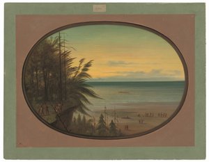 Une échelle indienne - Indiens Nayas - George Catlin