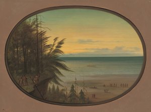 Une échelle indienne - Indiens Nayas - George Catlin