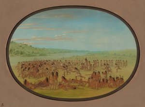 Jeu de balle des femmes - Sioux, 1861-1869