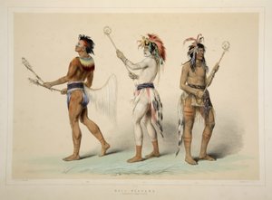 Joueurs de balle, tirée du Portfolio des Indiens d