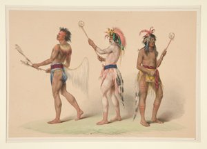 Joueurs de balle, pl. 21 du Portfolio des Indiens d