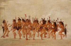 Danse du mendiant, embouchure de la rivière Teton