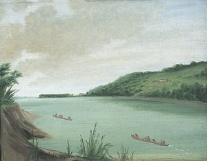 Belle Vue, Agence indienne du Major Dougherty, 870 miles au-dessus de St. Louis - George Catlin